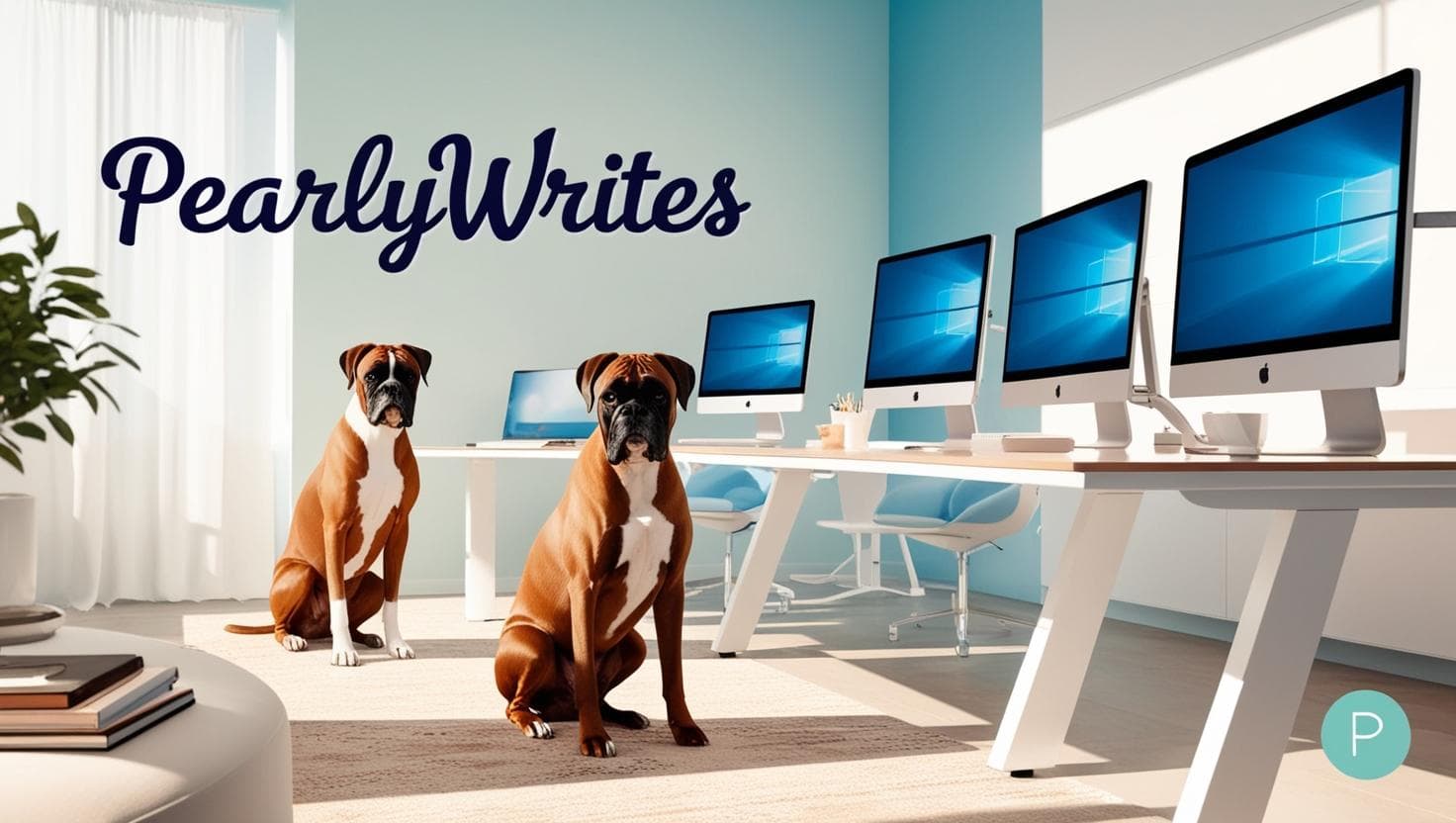 PearlyWrites office